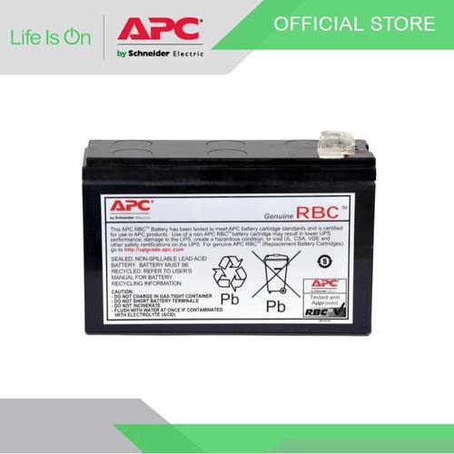[EZO.0900345] Baterai Internal UPS APC Back-UPS RS 500VA BR500CI-AS, APCRBC125