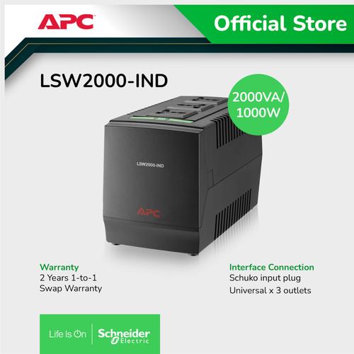 [EZO.0900349] Stabilizer APC 2000VA LSW2000-IND