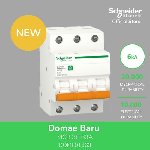 [EZM.4100028] Schneider Electric Domae MCB 3P C 63A 6000A - DOMF01363