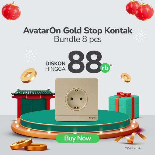 [EZM.4100400] (Disc 88K) Bundle AvatarOn Stop Kontak Gold - E83426_16S_WG_G3