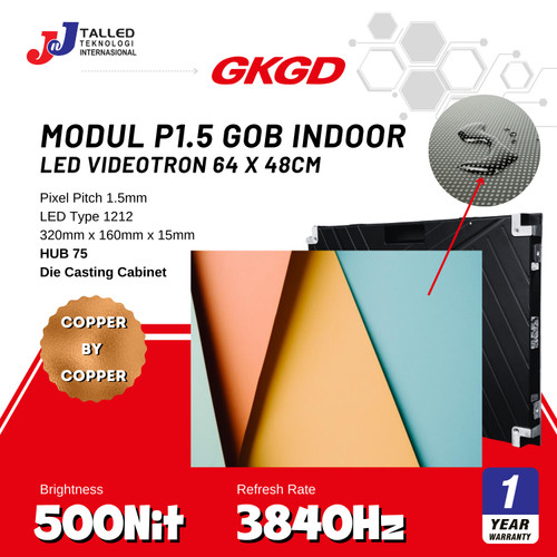 [EZM.4200017] VIDEOWALL VIDEOTRON LED DISPLAY 32INCH CUSTOM SIZE SLIM NO LINE48X64CM INDOOR GKGD p1.5 p1.86 p2.5 TALLED