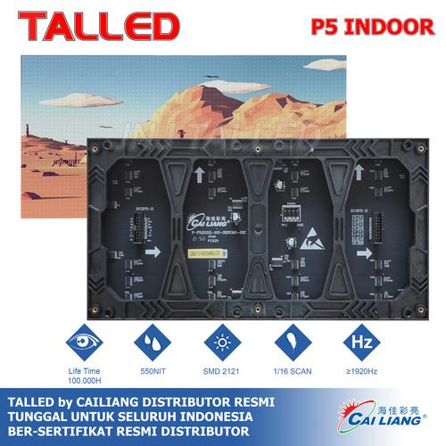 [EZM.4200248] MODUL LED VIDEOTRON INDOOR P5 SMD RGB FULLCOLOR CAILIANG - TALLED