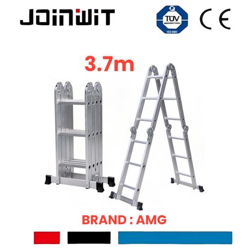 [EZM.4300211] Tangga Lipat Multifungsi AMG 3,7 METER / TANGGA ALUMINIUM 3.7Meter AMG