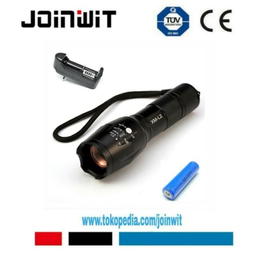 [EZM.4300316] SENTER Brillante torcia LED T6 800m 8000 LUMENS