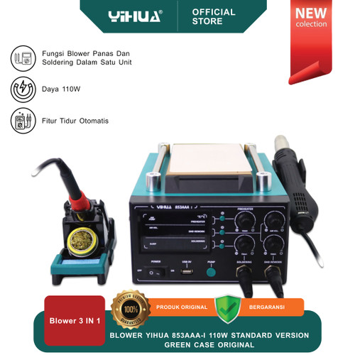 [EZM.4400008] BLOWER YIHUA 853AAA-I 110W STANDARD VERSION GREEN CASE ORIGINAL
