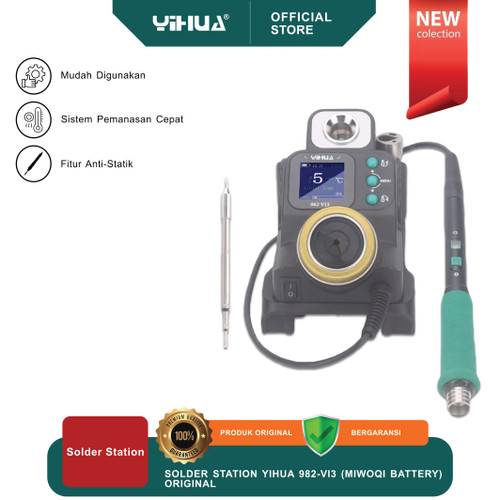 [EZM.4400034] SOLDER STATION YIHUA 982-VI3 (MIWOQI BATTERY) ORIGINAL