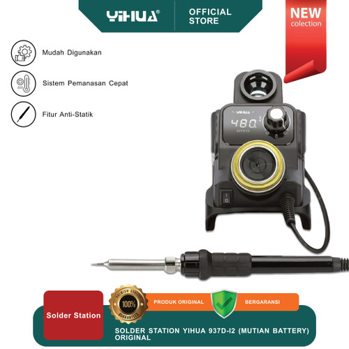 [EZM.4400037] SOLDER STATION YIHUA 937D-I2 (MUTIAN BATTERY) ORIGINAL
