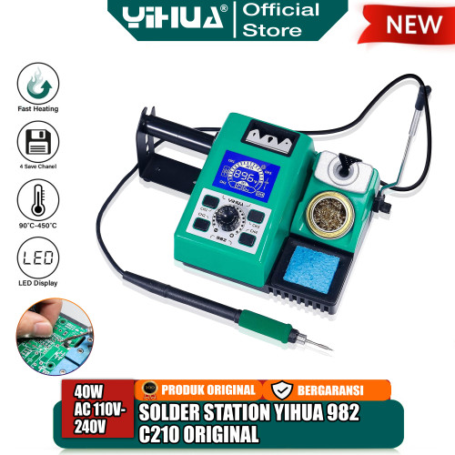 [EZM.4400057] Yihua 982 C210 Solder Station Digital 40W Soldering Iron Original