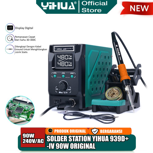 [EZM.4400075] Yihua 939D+ IV Solder Station Digital 90W Temperature Adjustable ORI