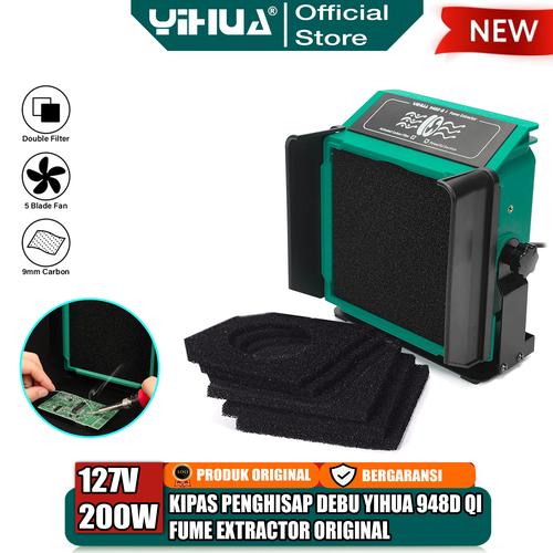 [EZM.4400084] Yihua 948D QI Kipas Penghisap Asap Solder Debu Extractor Smoke Absorbe