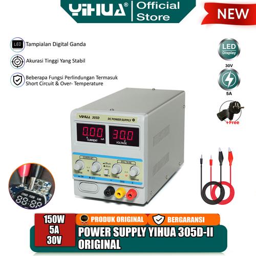 [EZM.4400092] Yihua 305D II DC Power Supply Digilat HP PSU 30 Volt 5A PS305 Original