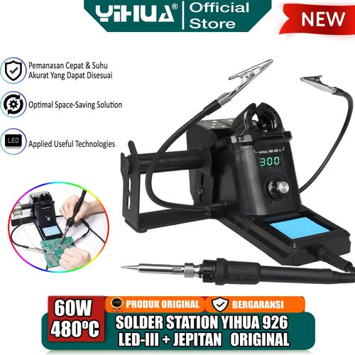 [EZM.4400112] Yihua 926 LED III Solder Station Anti Static Jepitan Dudukan Pembersih