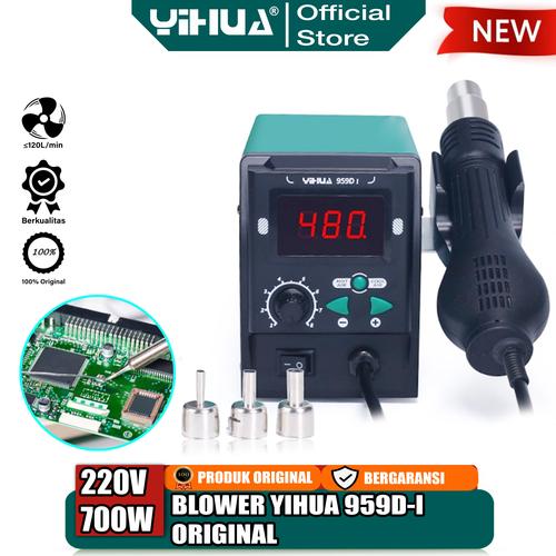 [EZM.4400122] Yihua 959D-I Blower HP Solder Uap Station Digital Hot Air SMD Rework