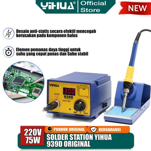 [EZM.4400168] Yihua 939D Solder Station Digital Fast Heating Mobile Motherboard IC