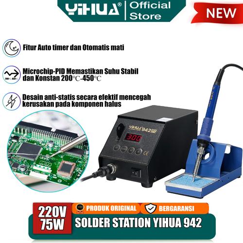 [EZM.4400169] Yihua 942 Solder Station Digital Imported Heater Soldering Iron Tip OR