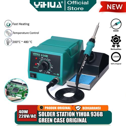 [EZM.4400206] Yihua 936B Solder Station ESD Mini Soldering Iron Temperature Original