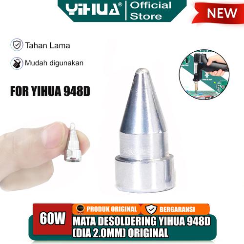 [EZM.4400231] Mata Desoldering Yihua 948D 2.0MM Desoldering Pump Station Tip ORI