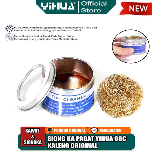[EZM.4400251] Yihua YH-08C Pembersih Mata Solder Siongka Padat Kawat Kaleng 80C ORI