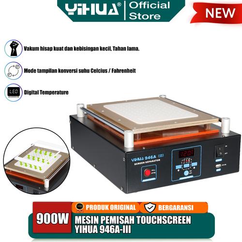 [EZM.4400266] Yihua 946A-III Mesin Pemisah LCD Touchscreen Vaccum Separator Original