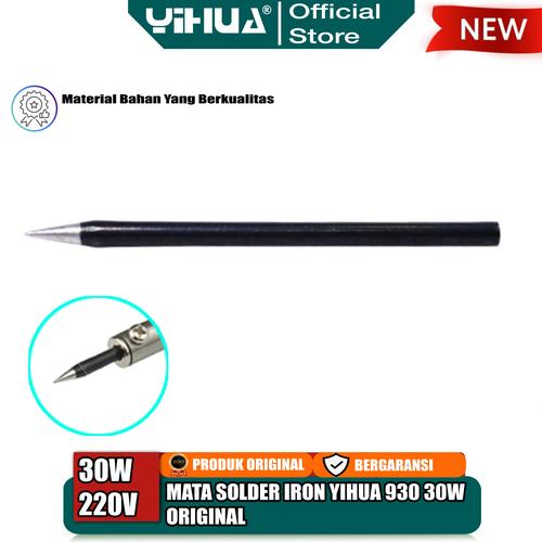 [EZM.4400270] Mata Solder Tangan Listrik Yihua 930 30W Soldering Iron Tip BLACK ORI