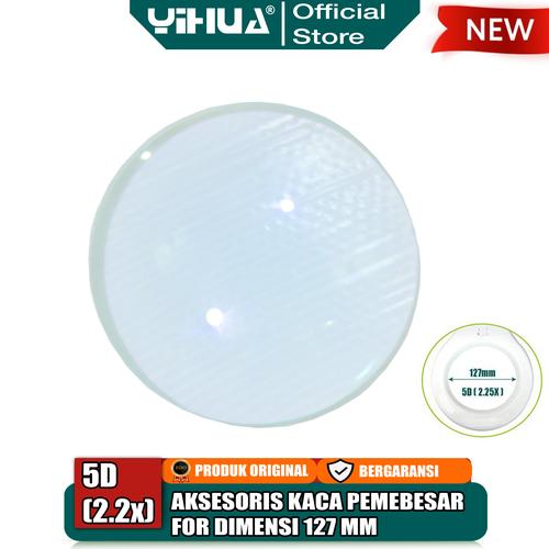 [EZM.4400301] SPAREPART AKSESORIS LENSA KACA PEMBESAR 5D DIAMETER 127MM MAGNIFIER