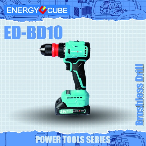 [EZM.1230009] ENERGYCUBE BRUSHLESS DRILL ED-BD10