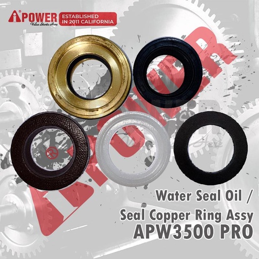 [EZM.1230045] Water Seal Oil / Seal Copper Ring Assy for 3500 pro