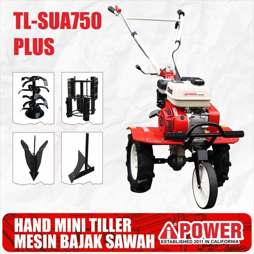 [EZM.1230049] HAND MINI TILLER - MESIN BAJAK SAWAH MINI TL-SUA750 PLUS