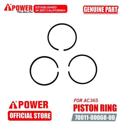 [EZM.1230066] PISTON RING UNTUK AIR COMPRESSOR AC365
