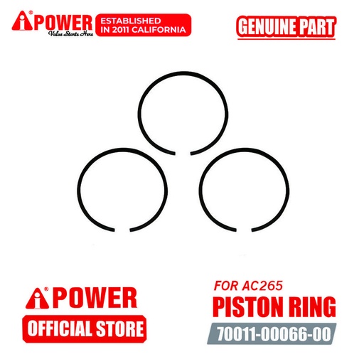 [EZM.1230076] PISTON RING UNTUK AIR COMPRESSOR AC265
