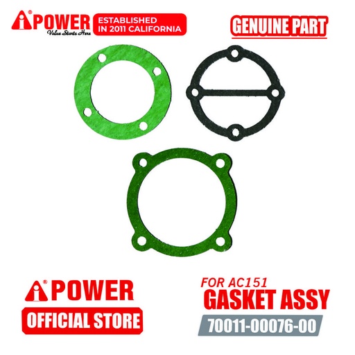 [EZM.1230089] GASKET ASSY UNTUK AIR COMRESSOR AC151