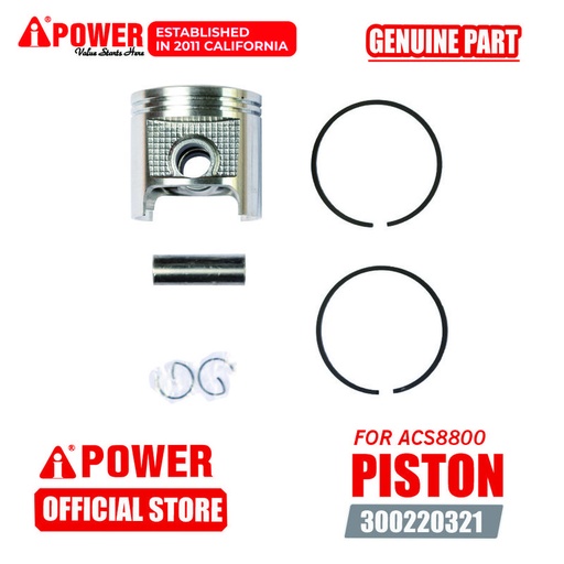 [EZM.1230095] PISTON UNTUK CHAINSAW / MESIN POTONG CS8800