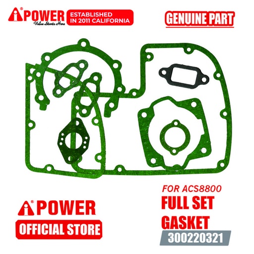 [EZM.1230096] FULL SET GASKET UNTUK CHAINSAW / MESIN POTONG CS8800