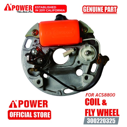 [EZM.1230099] COIL & FLY WHEEL UNTUK CHAINSAW / MESIN POTONG CS8800