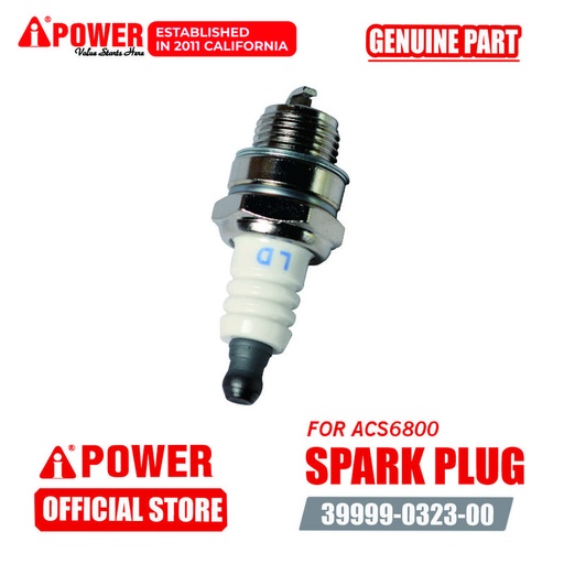[EZM.1230106] SPARK PLUG UNTUK CHAINSAW / MESIN POTONG ACS6800