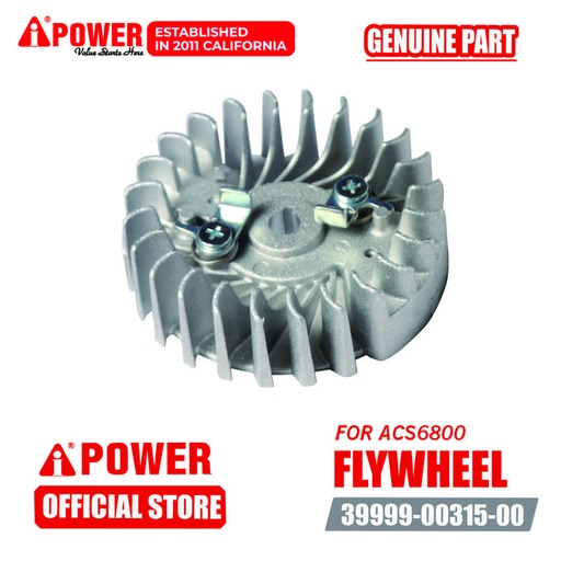 [EZM.1230113] FLYWHEEL UNTUK CHAINSAW / MESIN POTONG ACS6800