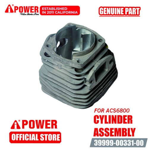 [EZM.1230114] CYLINDER ASSEMBLY ASSEMBLY UNTUK CHAINSAW / MESIN POTONG ACS6800