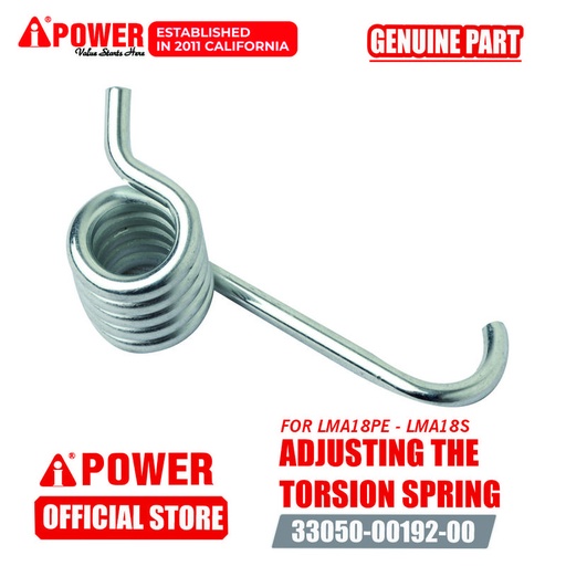 [EZM.1230128] ADJUSTING THE TORSION SPRING UNTUK LMA18S , LMA18PE