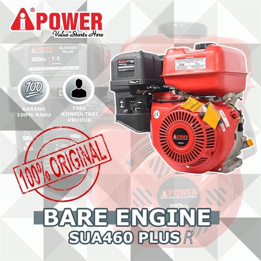 [EZM.1230153] AIPOWER BARE ENGINE DAN MESIN PENGGERAK SUA460 PLUS R