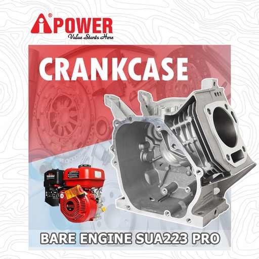 [EZM.1230169] CRANKCASE UNTUK SUA223 PRO