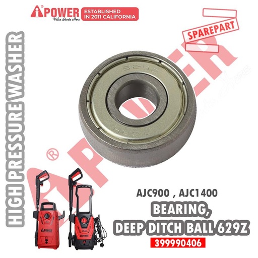 [EZM.1230178] BEARING, DEEP DITCH BALL 629Z UNTUK AJC900 DAN AJC1400