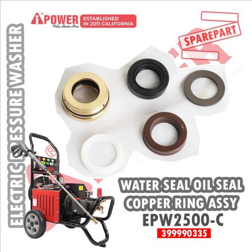 [EZM.1230185] WATER SEAL OIL SEALCOPPER RING ASSY UNTUK EPW2500-C