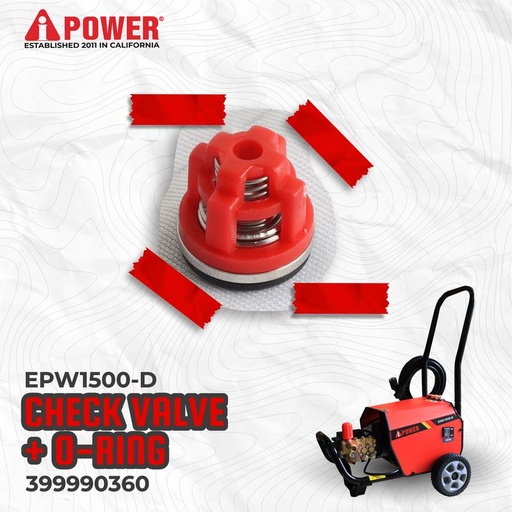 [EZM.1230209] CHECK VALE + O-RING UNTUK EPW1500-D