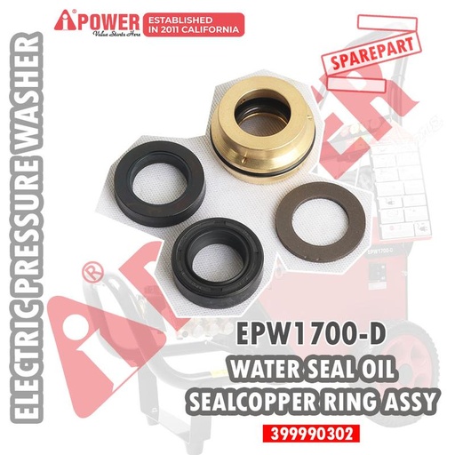[EZM.1230213] WATER SEAL OIL SEALCOPPER RING ASSY UNTUK EPW1700-D