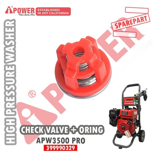[EZM.1230237] CHECK VALVE + ORING UNTUK APW3500 PRO
