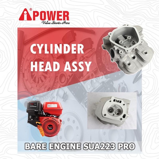 [EZM.1230240] CYLINDER HEAD ASSY UNTUK 223 PRO