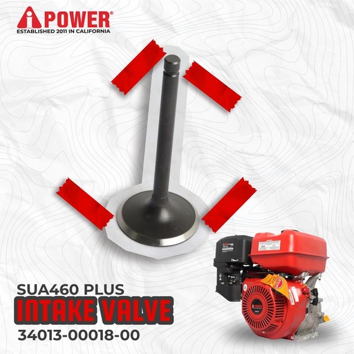 [EZM.1230256] INTAKE VALVE UNTUK SUA460 PLUS