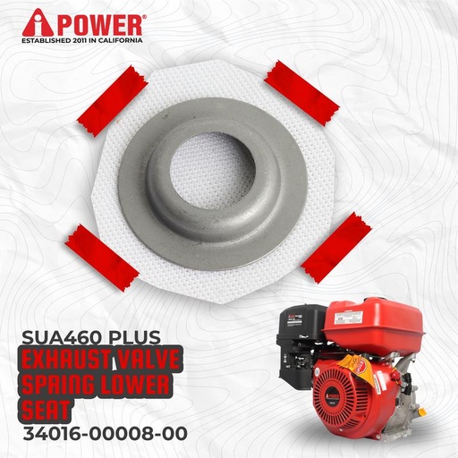 [EZM.1230259] EXHAUST VALVE SPRING LOWER SEAT UNTUK SUA460 PLUS