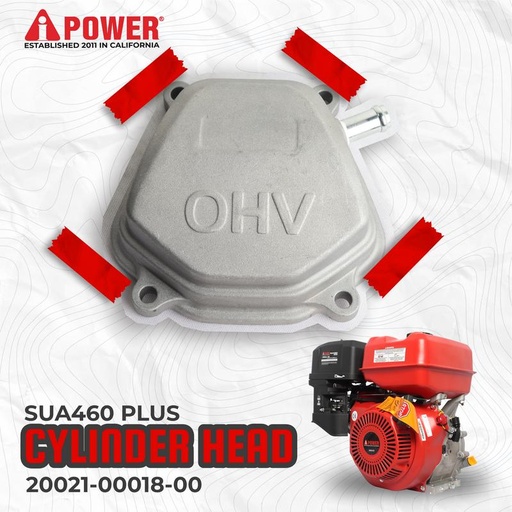 [EZM.1230263] CYLINDER HEAD UNTUK SUA460 PLUS