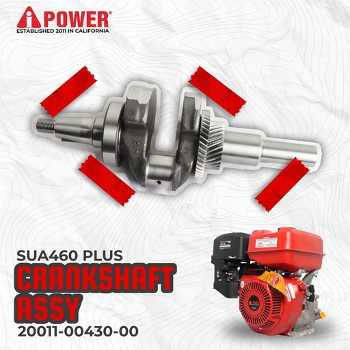 [EZM.1230265] CRANKSHAFT ASSY UNTUK SUA460 PLUS